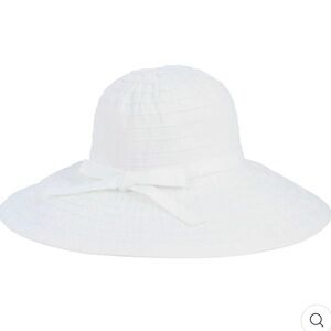 San Diego Hat Company Classic White Wide Brim Hat